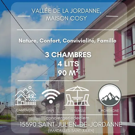 Vallee De La Jordanne, Maison Cosy 6pers, Terrasse